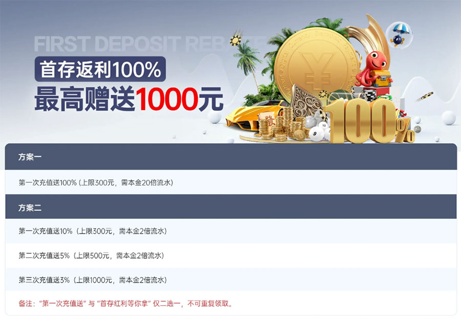 《G66.VIP》首存返利100%，最高赠送1000元(图1)